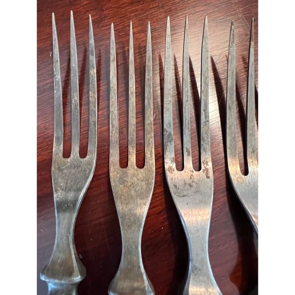 Vintage Antique Fork and Knife Set Primitive Kitchen - Picture 6 of 11